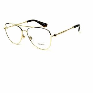 Burberry B 1386 1109  Eyeglass Frames Light Gold Brand New 57mm NWT
